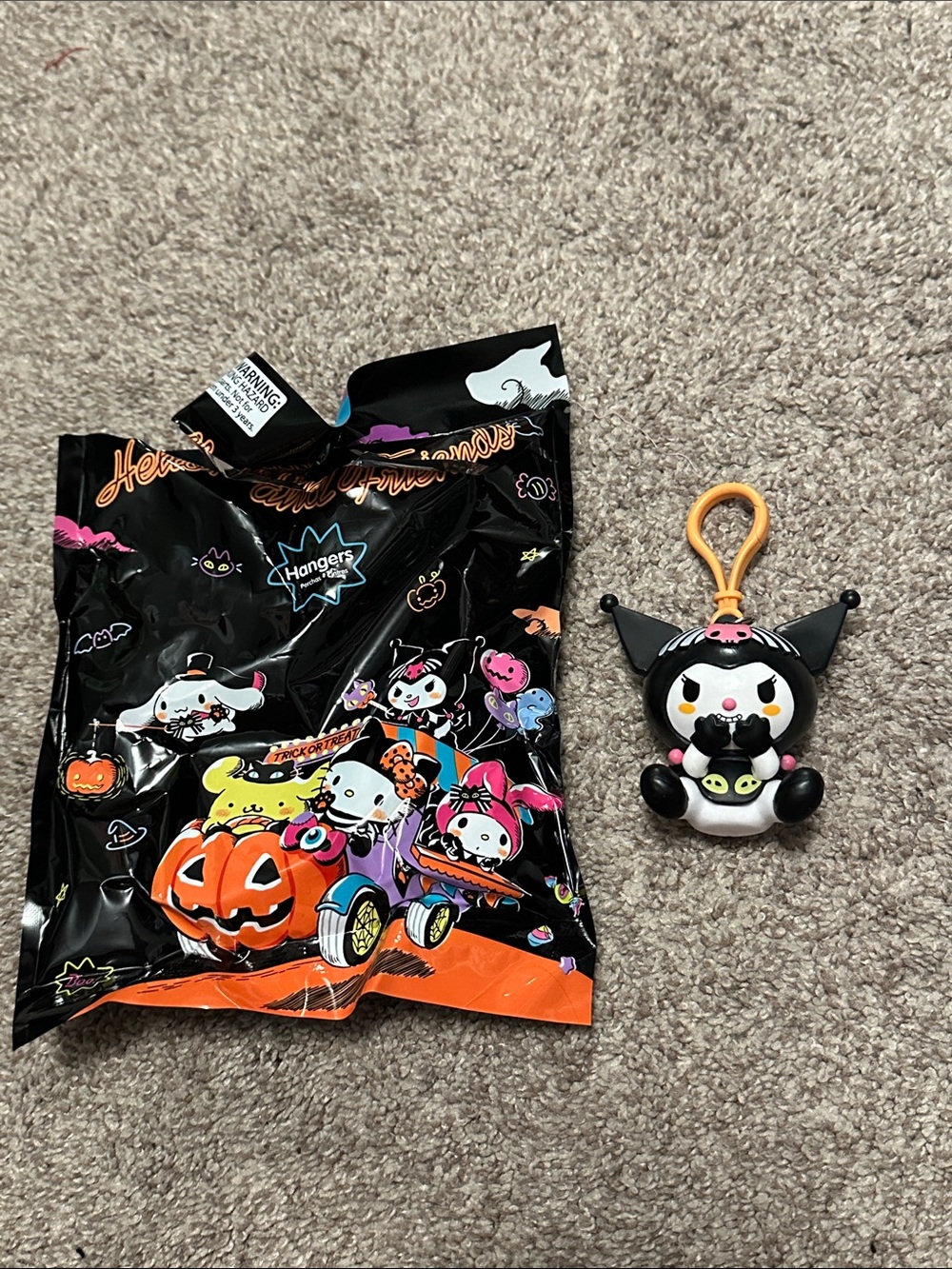 Kuromi Halloween Keychain
